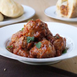 Crock Pot Herbed Turkey Meatballs