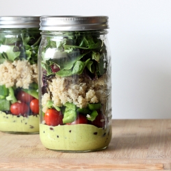 Layered Salad-in-a-Jar