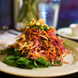 Raw Kelp Noodle Pad Thai