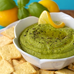 Lemon, Herb & Sweet Pea Hummus