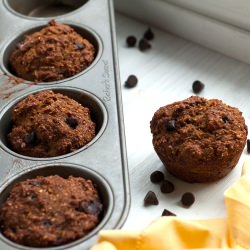 Banana Bread Coconut Muffins