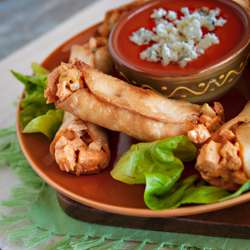 Spicy Buffalo Chicken Cannoli