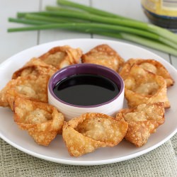 Fried Pork and Shrimp Wontons