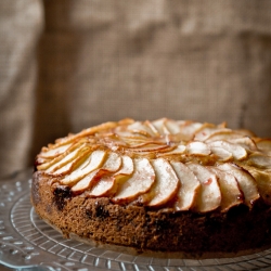 Eggless Apple Cake