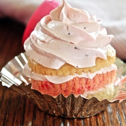 Strawberry Vanilla Cupcakes