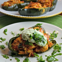 Stuffed Poblanos