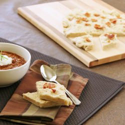 Gluten Free Bacon-Herb Focaccia Bread