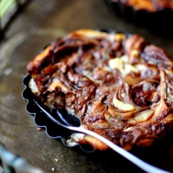 Lemon Nutella Mini Chesecakes