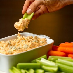 Healthy Buffalo Chicken Dip