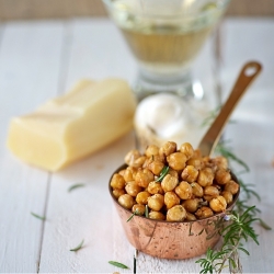 Rosemary-Parmesan Roasted Chickpeas