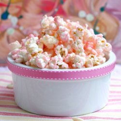 Pink Chocolate Popcorn