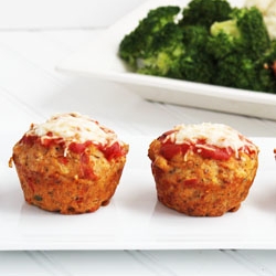 Pizza Meatloaf Muffins