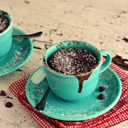 Gooey Chocolate Cake Cups for Two