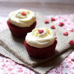 Red Velvet Cupcakes For Two