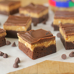 Peanut Butter Fudge Brownies