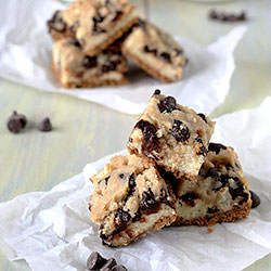 Chocolate Chip Cheesecake Bars