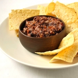 2 Ingredient Black Bean Dip