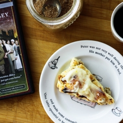 Earl Grey Raisin Scones Lemon Glaze