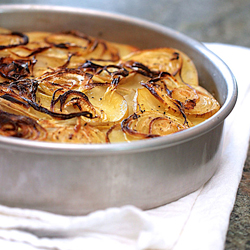 Welsh Onion and Potato Cake