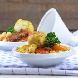 Couscous with Cod Balls