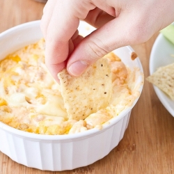 Vegetarian Buffalo “Chicken” Dip