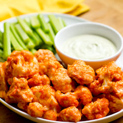 Buffalo Cauliflower Bites