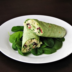 Chicken ‘n Spinach Wrap