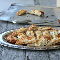 Onion Cheddar Ciabatta Appetizer