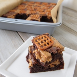 Peanut Butter Pretzel Brownies