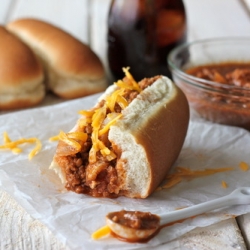 Bacon-Wrapped Chili Cheese Dogs