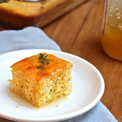 Honey Cornbread with Thyme