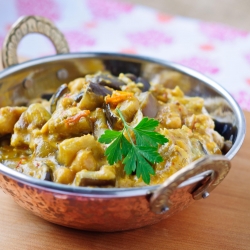 Eggplant & Chickpea Curry