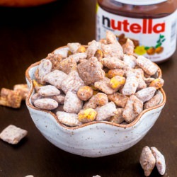 Salted Nutella Puppy Chow