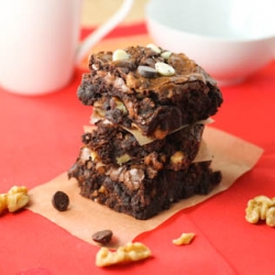 Triple Chocolate Brownies