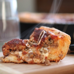 Deep Dish Skillet Pizza