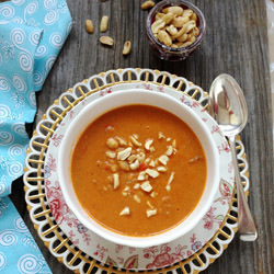 Peanut Butter & Chickpea Soup