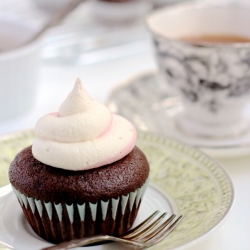 Vegan Chocolate Almond Cupcakes