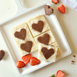 Ice Cream Brownie Squares