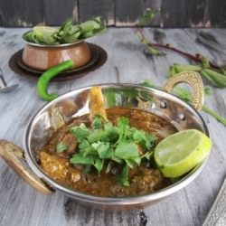 Mutton Cooked with Red Sorrel Leaf