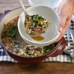 Beef, Mushroom, and Barley Soup