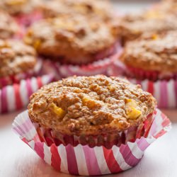 Mango Bran Protein Muffins