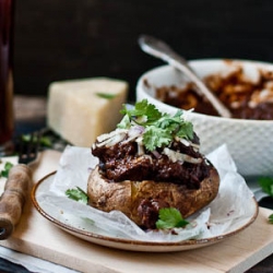 Beef Shoulder and Black Bean Chili