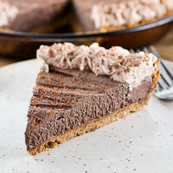 Chocolate Peanut Butter Cheese Pie