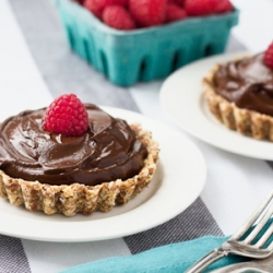 Chocolate Mini Tarts (RAW, V, GF)