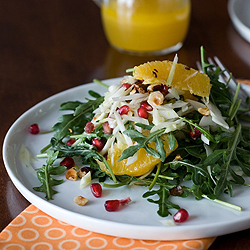 Orange Fennel and Pomegranate Salad