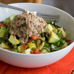 Grilled Vegetable Tuna Salad