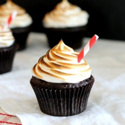 Hot Chocolate Cupcakes