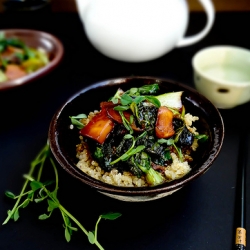 Bok Choi & King Oyster Quinoa