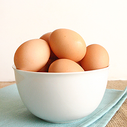 Medium Boiled Egg in Bowl