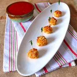 Nut Crusted Mozzarella Balls